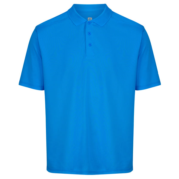 Island Green Essential Pique Polo Shirt - Marine