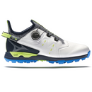 Mizuno Wave Hazard Pro Boa Waterproof Spikeless Shoes - White/Neo Lime