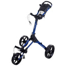 Fastfold Square 3-Wheel Push Trolley - Navy/Black