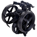 Fastfold Square 3-Wheel Push Trolley - Navy/Black