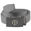 Oscar Jacobson Leather Belt - Pewter