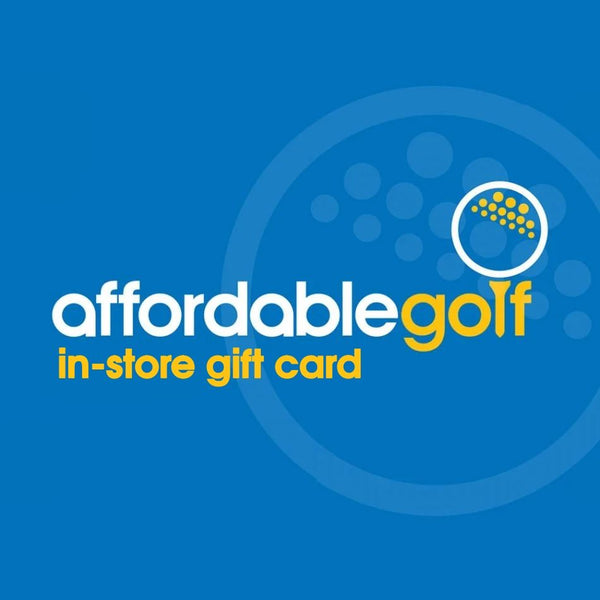 AFFORDABLE GOLF IN STORE GIFT CARD