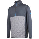 Island Green 1/4 Zip Wind Jacket - Charcoal/Grey Marl