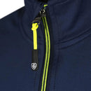 Island Green 1/4 Zip Wind Jacket - Navy/Marine Marl/Lime
