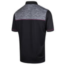 Island Green Chest Panel Polo Shirt - Black