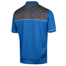 Island Green Chest Panel Polo Shirt - Mid Blue