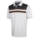 Island Green Chest Panel Polo Shirt - White