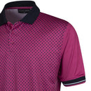 Island Green Diamond Print Polo Shirt - Mulberry
