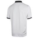 Island Green Diamond Print Polo Shirt - White