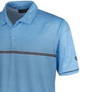 Island Green Gradient Print Polo Shirt - Aqua Marl