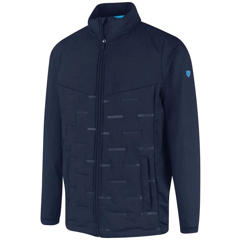 Island Green Heat Welded Padded Thermal Jacket - Navy/Marine