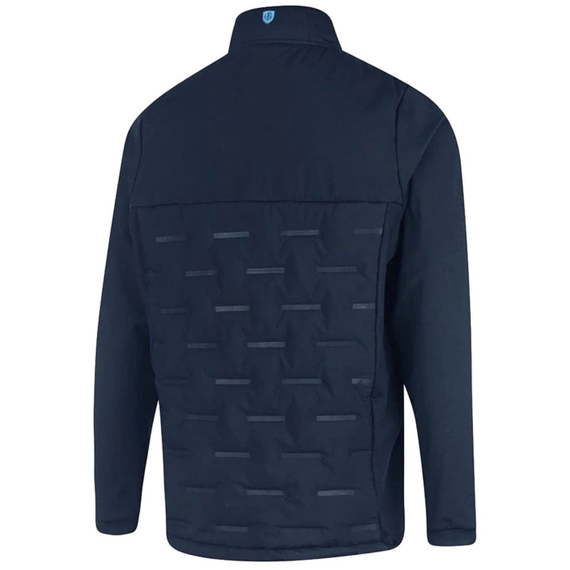 Island Green Heat Welded Padded Thermal Jacket - Navy/Marine