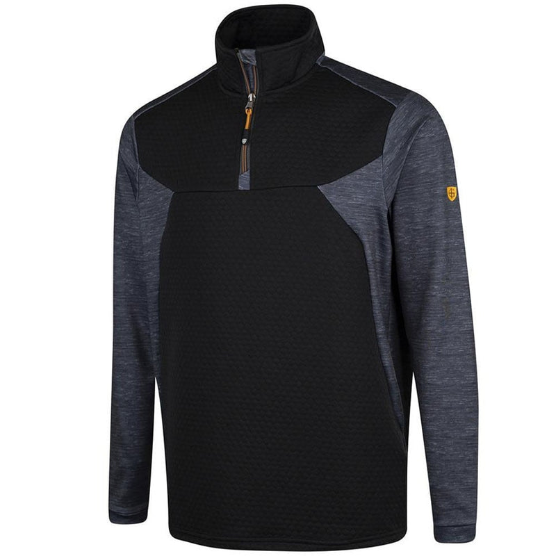 Island Green Hexagon Panelled Top Layer - Black