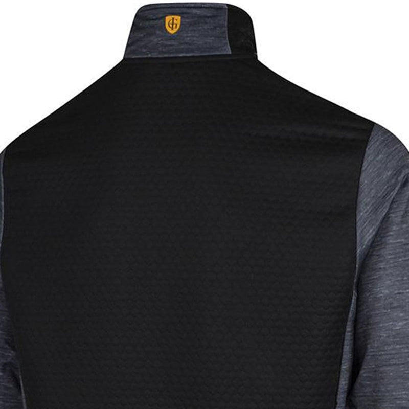 Island Green Hexagon Panelled Top Layer - Black