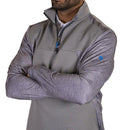 Island Green Hexagon Panelled Top Layer - Light Grey Marl