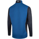 Island Green Hexagon Panelled Top Layer - Mid-Blue