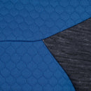 Island Green Hexagon Panelled Top Layer - Mid-Blue