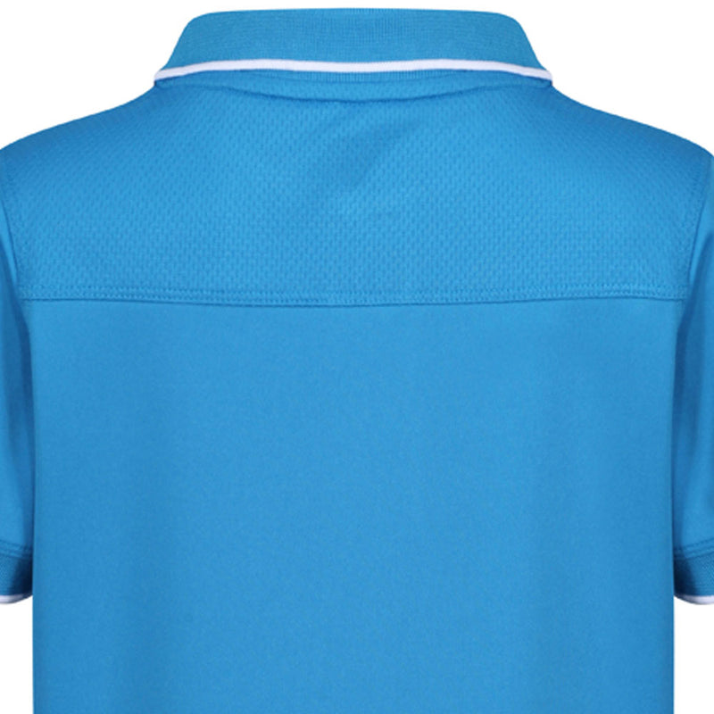Island Green Junior Performance Polo Shirt - Sky Azure