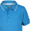 Island Green Junior Performance Polo Shirt - Sky Azure