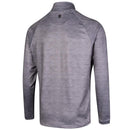 Island Green Junior 1/4 Zip Raglan Sleeve Top Layer Pullover - Light Grey Marl