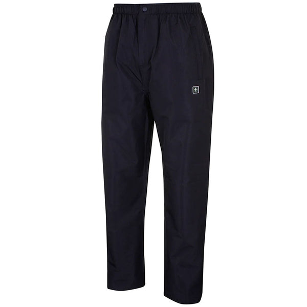 Island Green Junior Waterproof Trousers/Dropped Hem - Black