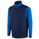 Island Green 1/4 Zip Top With Padded Front Pullover - Navy
