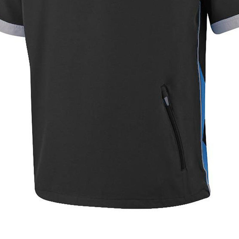 Island Green Short Sleeve Ultra-Lite Windstopper Pullover - Black