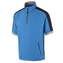 Island Green Short Sleeve Ultra-Lite Windstopper Pullover - Mid-Blue