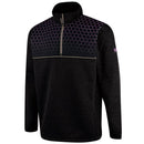 Island Green Top Layer With Sublimation Print Yoke Pullover - Black/Purple