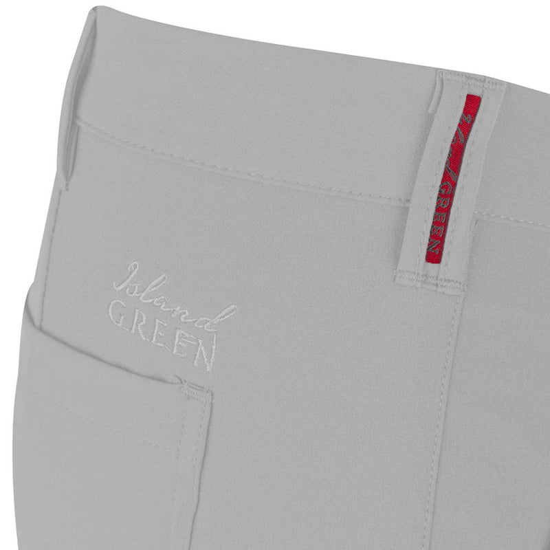 Island Green Tour Tapered Stretch Trousers - Light Grey