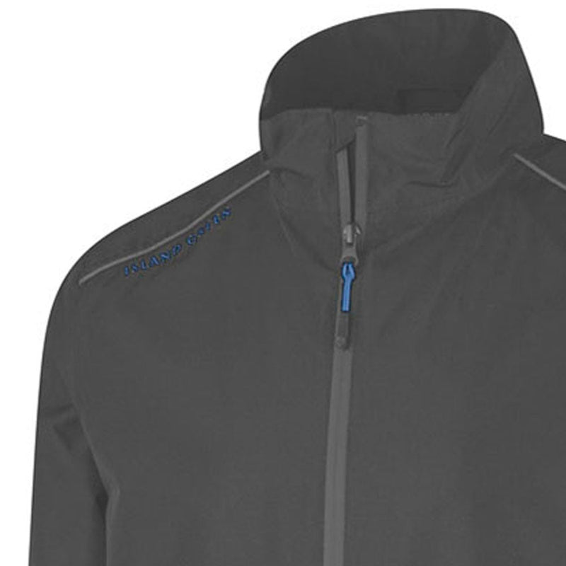 Island Green Junior Waterproof Jacket - Charcoal