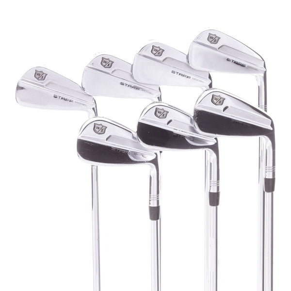 Wilson Model Blades Men's Right Hand Steel Irons 4-PW Stiff - Dynamic Gold
