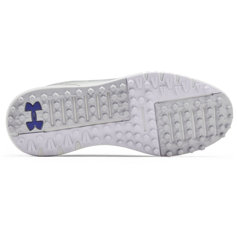 Under Armour Charged Breathe Spikeless Ladies Shoes - White/Silver