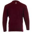 ProQuip Lambswool Water Repellent Crew Neck Golf Sweater - Burgundy