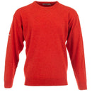 ProQuip Lambswool Water Repellent Crew Neck Golf Sweater - Inferno Orange