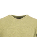ProQuip Lambswool Water Repellent Crew Neck Golf Sweater - Kiwi Green