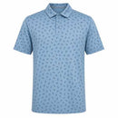 Nike Dri-Fit Par 5 Shoe Print Polo Shirt - Work Blue/Work Blue