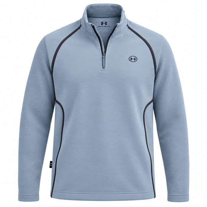Under Armour Drive Midlayer 1/4 Zip Pullover - Blue Wind/Anthracite