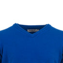 ProQuip Lambswool Water Repellent V Neck Golf Sweater - Electric Blue