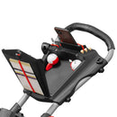 EzeGlide Bolt 2 3-Wheel Push Trolley - Matt Black/Blue