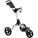 EzeGlide Bolt 2 3-Wheel Push Trolley - Gloss White/Black