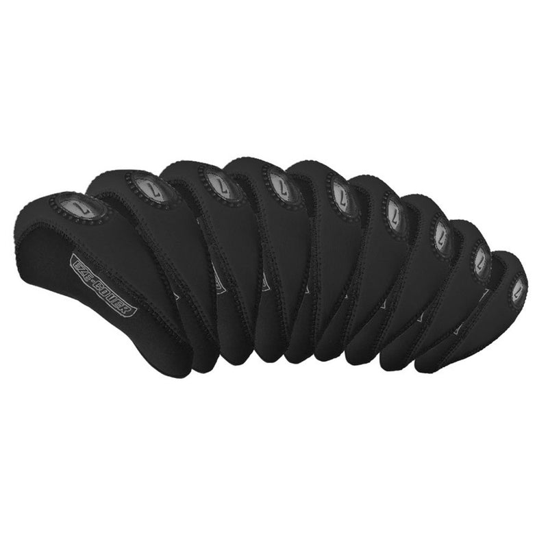 Longridge Eze Golf Iron Headcovers - Black Longridge Eze Golf Iron Headcovers - Black