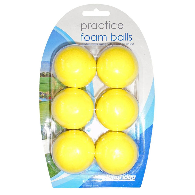 Longridge Practice Foam Balls - Yellow