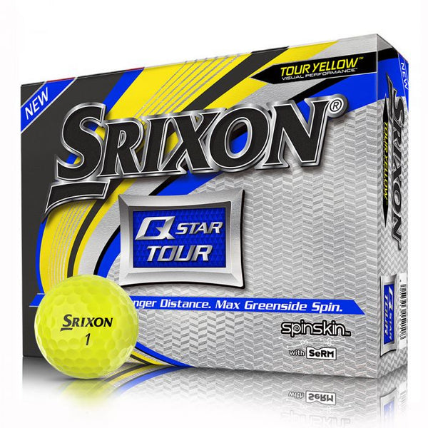 Srixon Q Star Tour Golf Balls Yellow - 12 Pack