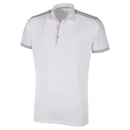 Galvin Green Marcus Polo Shirt V8+ - White/Cool Grey