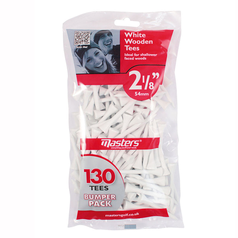 Masters Bumpa Bag Wood Tees 2 1/8 - White - 130