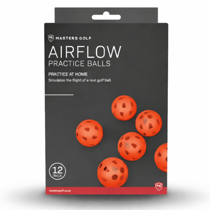 Masters Airflow XP Practise Balls 12 Pack - Orange