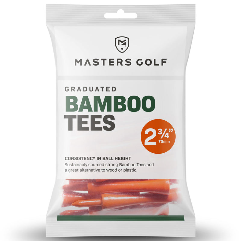 Masters Bamboo Graduated 2 3/4 Inch Orange Tees - Pack of 20