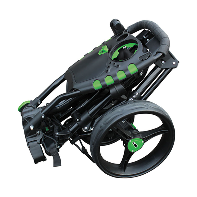 iCart One Compact 3 Wheel Trolley - Grey/Green