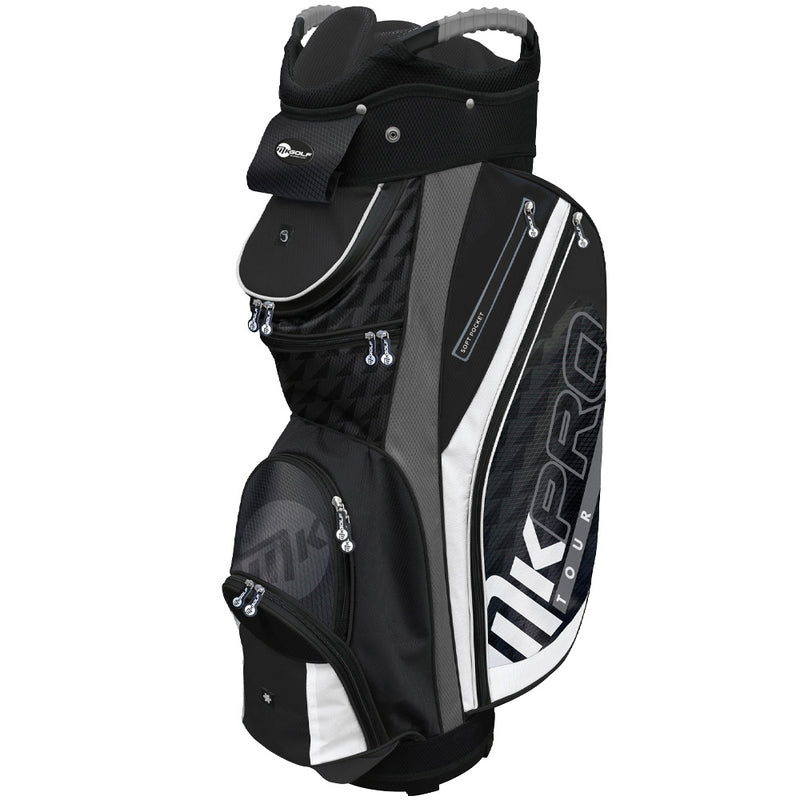Masters MK Pro Junior 14 Way Cart Bag - Black/Grey/White